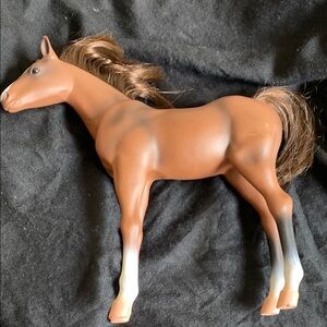 Brown Toy Horse Figure